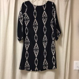 Small Tunic in black and neutral